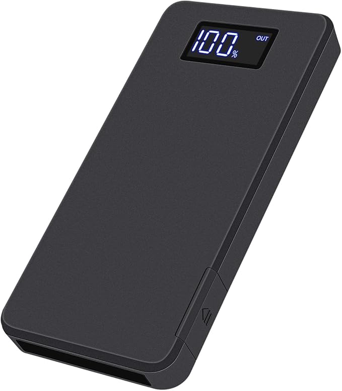 1080P Power Bank Video Recorder, Portable Camera with Motion Detection and Night Vision, Loop Recording Small Security Cam for Home Office Meeting, No WiFi Function
