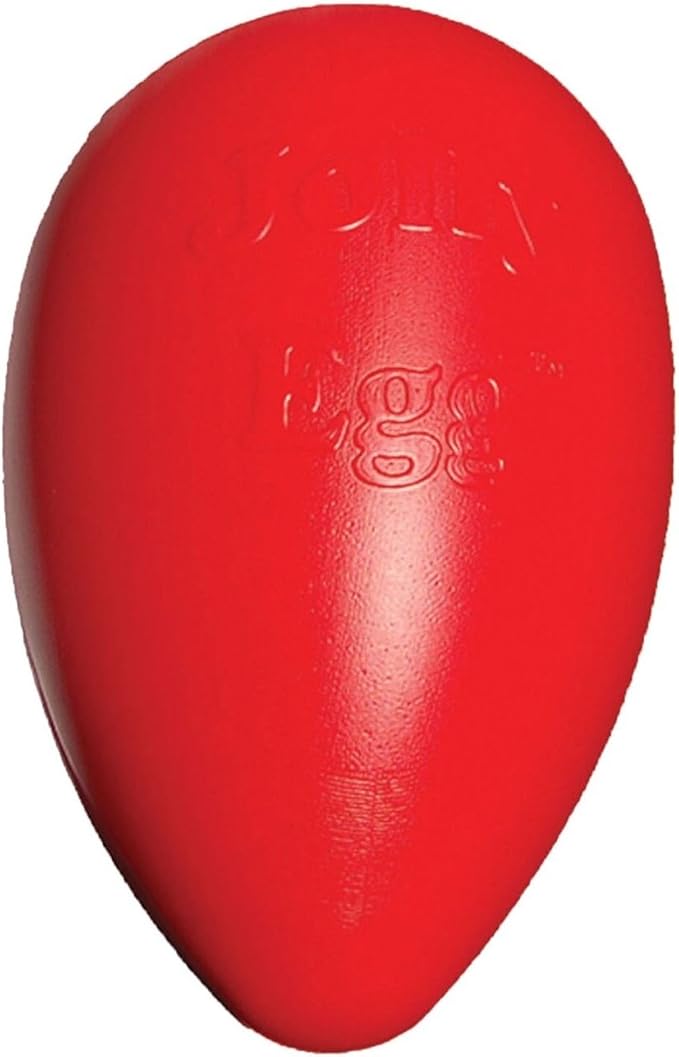 Jolly Pets Jolly Egg Dog Toy, 8 Inches/Medium, Yellow