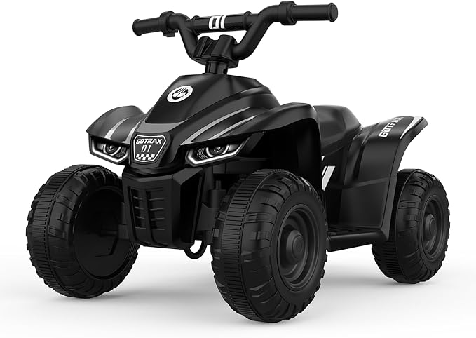 Gotrax RT1 Ride on Toys for Toddlers 1.5-3, Safe 12V Lead-acid Battery up to 80 Minutes, Forward/Reverse 2 Gears, Max 1.5MPH Speed&8" Big Tire, Electric Vehicle ATV Car Best Gift for Age1.5–3 Boy Girl