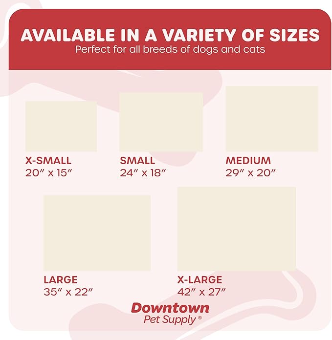 Downtown Pet Supply - Comfort Dog Crate Mat - Soft Fleece Nap Mat - Machine Washable - Oatmeal/Charcoal - 35 in x 22 in - Large