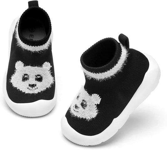 Engtoy Baby Shoes & Socks - Non-Slip Breathable Slippers with Soft Rubber Sole - Baby Boys & Girls Slip On Sneakers