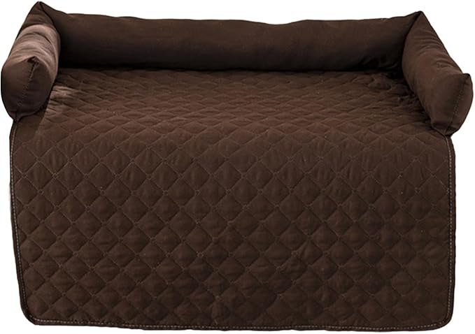 Dog Bed Cover & Couch Protector - Anti-Slip & Waterproof Pet Pad, Cozy Nest for Dogs, Ideal for Sofa, Bed & Car Seat Cushion - Furniture Protector Coffee 2XL