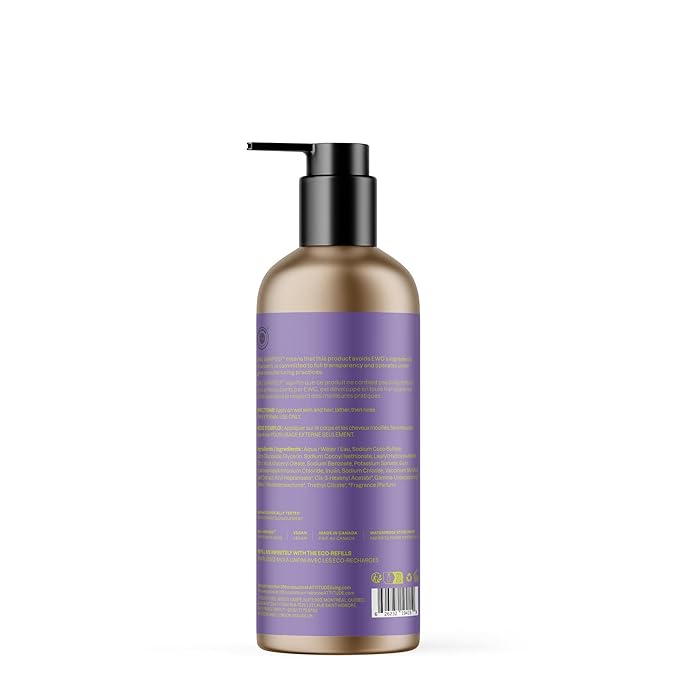 ATTITUDE Shampoo and Body Wash for Kids, EWG Verified Hair and Body Cleanser, Dermatologically Tested Soap, Plant and Mineral Based Bath Products, Vegan, Refillable Bottle, Vanilla and Pear, 16 Fl Oz