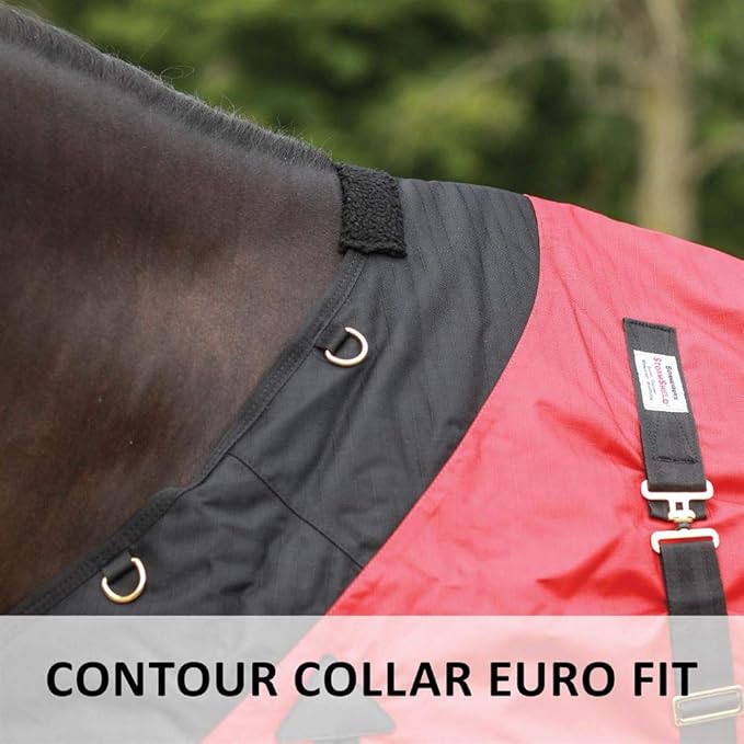 STORM SHIELD Contour Collar Classic II Horse Turnout Blanket | Bellyband Closure | Horse Blankets for Winter Waterproof | Weather Protection | Winter Horse Blanket