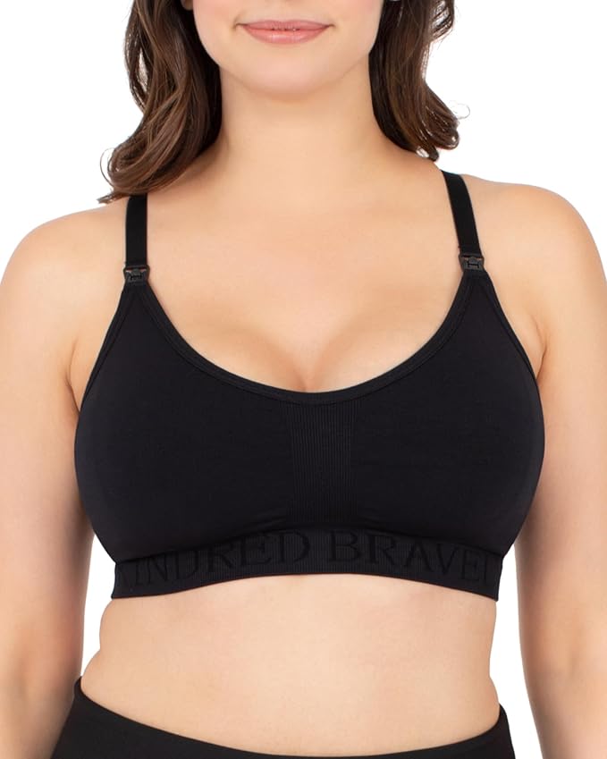 Kindred Bravely Sublime Nursing Sports Bras for Breastfeeding, Soft & Stretchy Maternity Bra