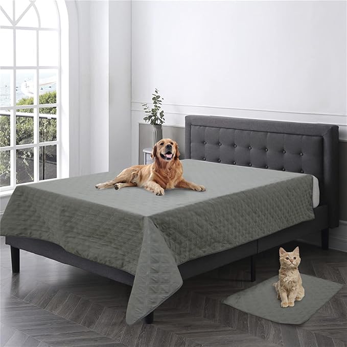 W aterproof Dog Blanket, Soft Dog Bed Cover Pet Blankets,Pet Furniture Cover,Washable Dog Sofa Cushion,for Bed Couch, (M:86 * 82in(218 * 208cm))