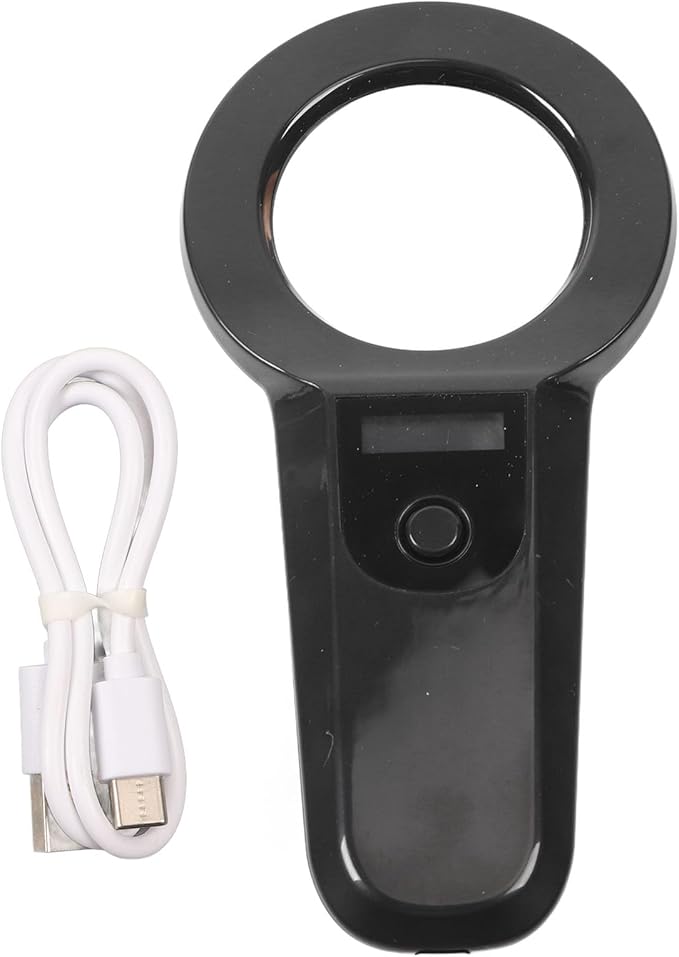FILFEEL Pet Microchip Scanner Rechargeable Handheld ID Reader for Dogs and Cats