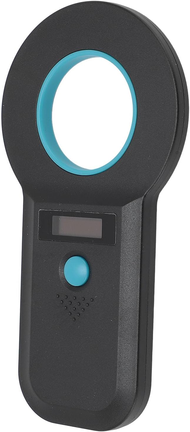 Pet Chip Scanner Animal Tag Reader USB Interface 15 Digits Microchip Recognizer for Cats Dogs 128 Data Storage Black The of Data Pet Efficient Help Reader Chip Effortlessly (Black)