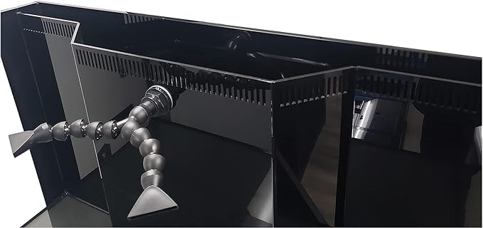 Innovative Marine 50 Gallon INT Internal Overflow Lagoon Aquarium - Complete Reef System with Black APS Stand with Leveling Frame