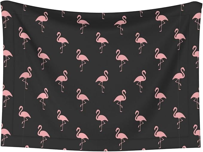 Reversible Dog Blanket for Beds Couches, Flamingo, Double Sided Cat Blanket with Textured Dot Feel and Smooth Feel for Seasonal Comfort All Year