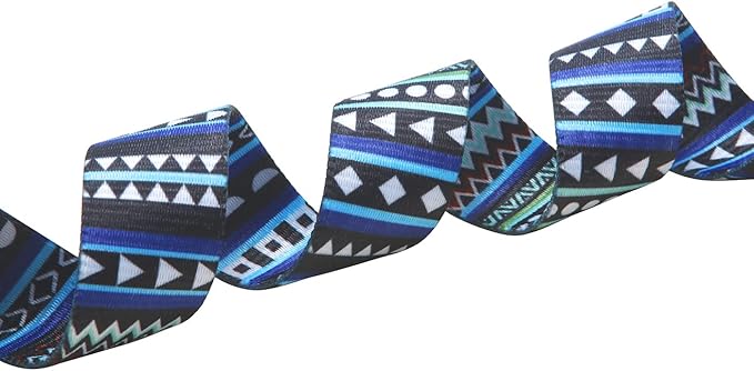 Dog Collar and Leash Set with Bohemia Floral Tribal Geometric Patterns - Soft Ethnic Style Collar Adjustable for Small Medium Large Dogs(Bohemian Blue Set,M)