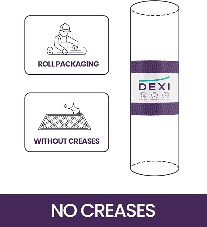 DEXI Hallway Runner Rug 2'4"x10', Non Slip Rubber Backed Runners Carpet