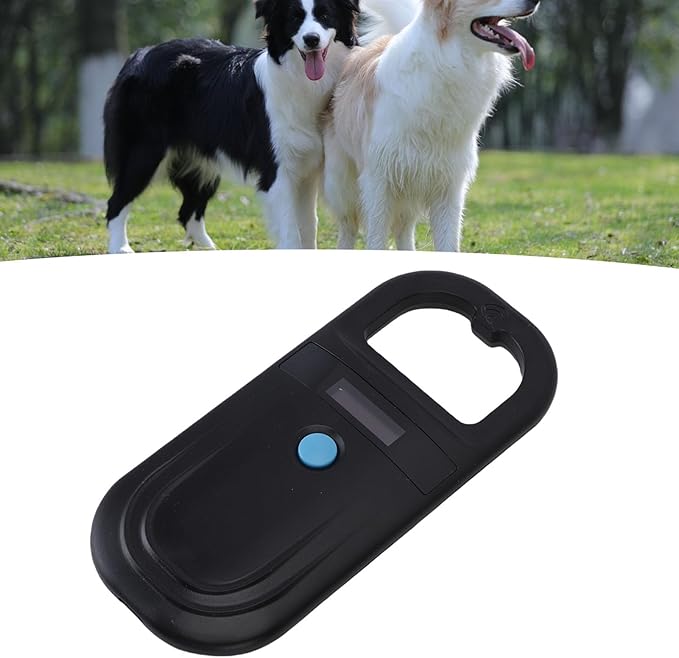 Microchip Scanner, Portable Handheld Pet Microchip Scanner with 800mAh Rechargeable Battery and 1000 Data Storage, Reader with Wireless Technology for Dogs, Cats, and (Style 2)