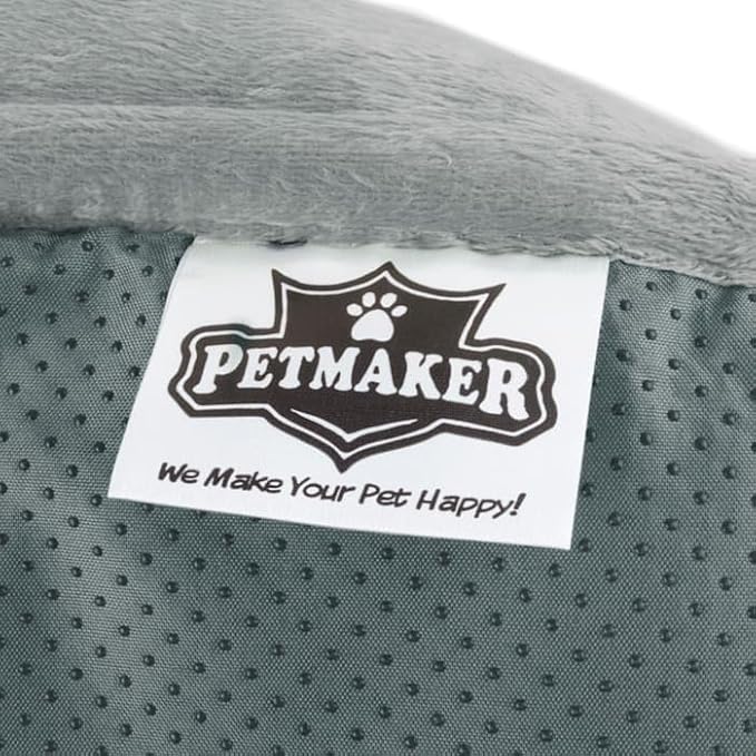 PETMAKER Furniture Protector Pet Cover with Bolster for Dogs, 30.5" L X 30" W, Gray