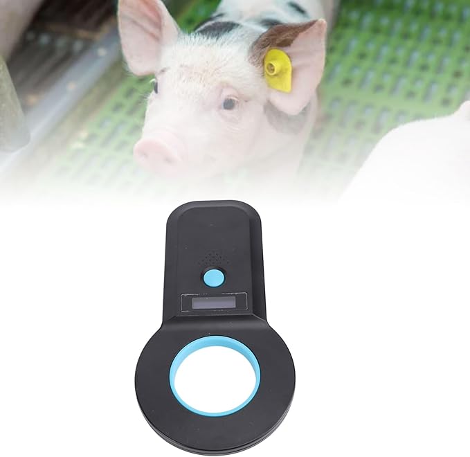Zunate Pet Microchip Scanner, Portable Handheld Animal Chip Reader with Bluetooth and USB C for 134.2KHz 125KHz EMID FDXB, 128 Data Storage Capacity