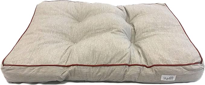 Midlee Outdoor Dog Bed- Medium Tufted Washable Water Resistant Pet Kennel Mat