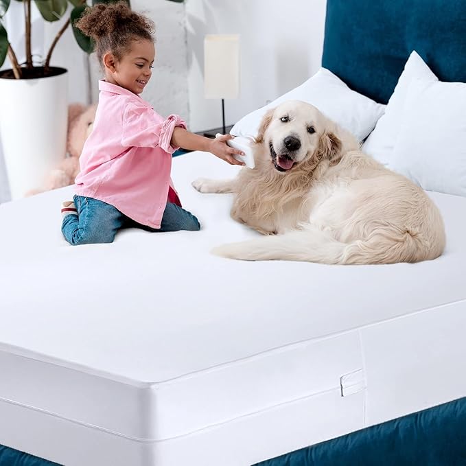 Utopia Bedding Zippered Mattress Encasement Twin XL Size (Pack of 4), 100% Waterproof, Dust Mite and Bed Bug Proof Mattress Protector, Absorbent 6-Sided Mattress Cover