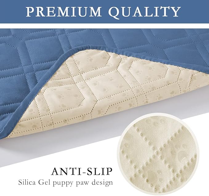 SUNNYTEX Waterproof Dog Bed Cover Dog Mat Pet Pad Pet Blanket for Couch Sofa Bed Mat Anti-Slip Furniture Protrctor
