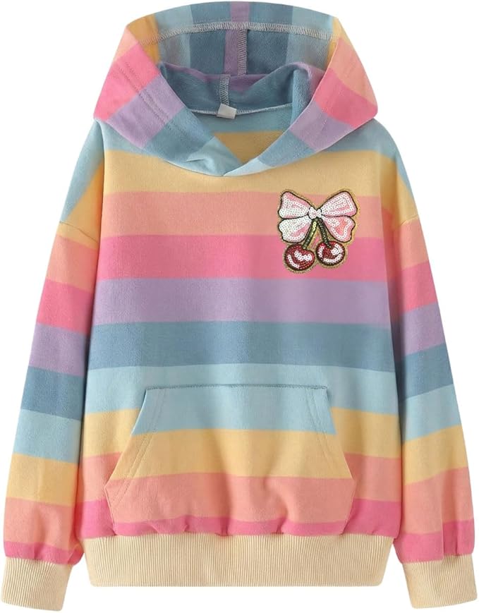 WELAKEN Sweatshirts for Girls Toddler & Kids II Little Girl's Pullover Tops Sweaters & Hoodies