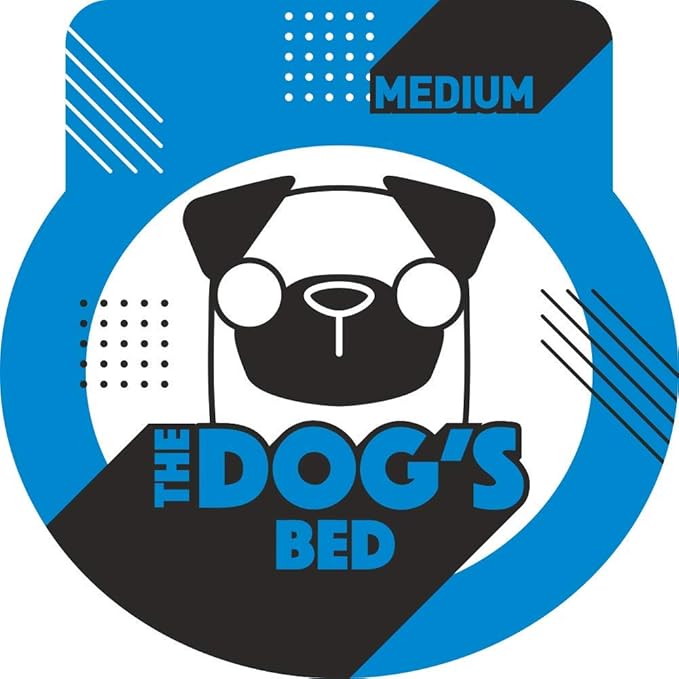 The Dog’s Bed Replacement Outer Cover & Bolster for Standard Foam Beds, Oxford Fabric, Grey, Medium