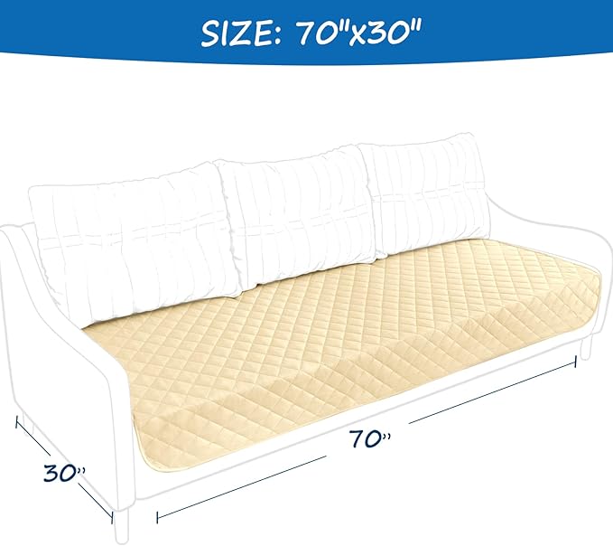Coldwind Couch Cover for Dogs Washable, Waterproof Dog Bed Pet Blanket for Sofa Furniture, Waterproof Sheet Dog Blanket (30 x 70 Inch)