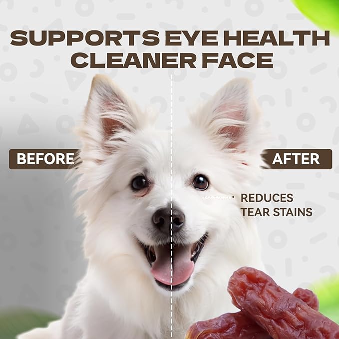 Duck Sausage Soft Dog Treats, Duck Jerky Training Treats Skiny Coat Dog Chews for Senior Small Medium Large Breed 10.58oz