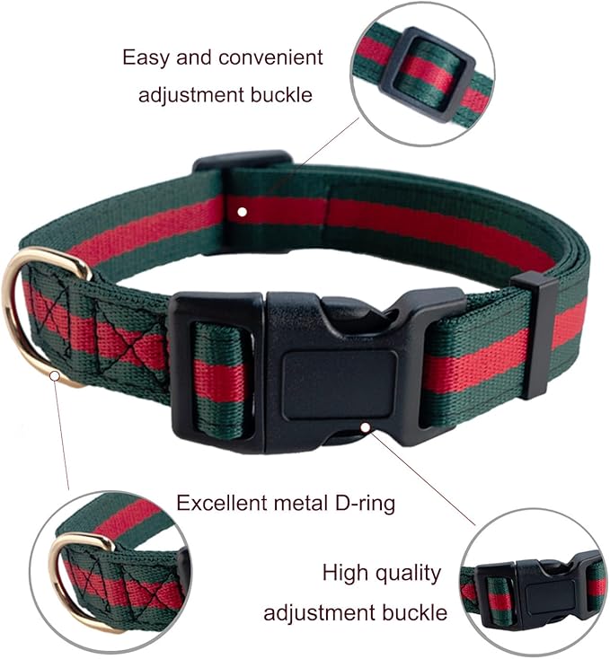 Premium Dog Collar,Safety and Durable Pet Collars，Luxury Fashion Dog Collar Gift for Puppy Small Dogs