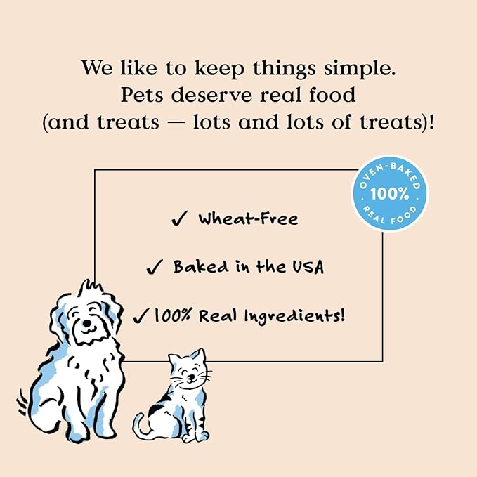 Bocce's Bakery PB & Banana Cookie + Quack Quack Quack Biscuit Dog Treat Bundle – Natural, Wheat-Free Biscuits and Soft & Chewy Cookies Made with Real Ingredients & Baked in The USA – 2 Pack Bundle
