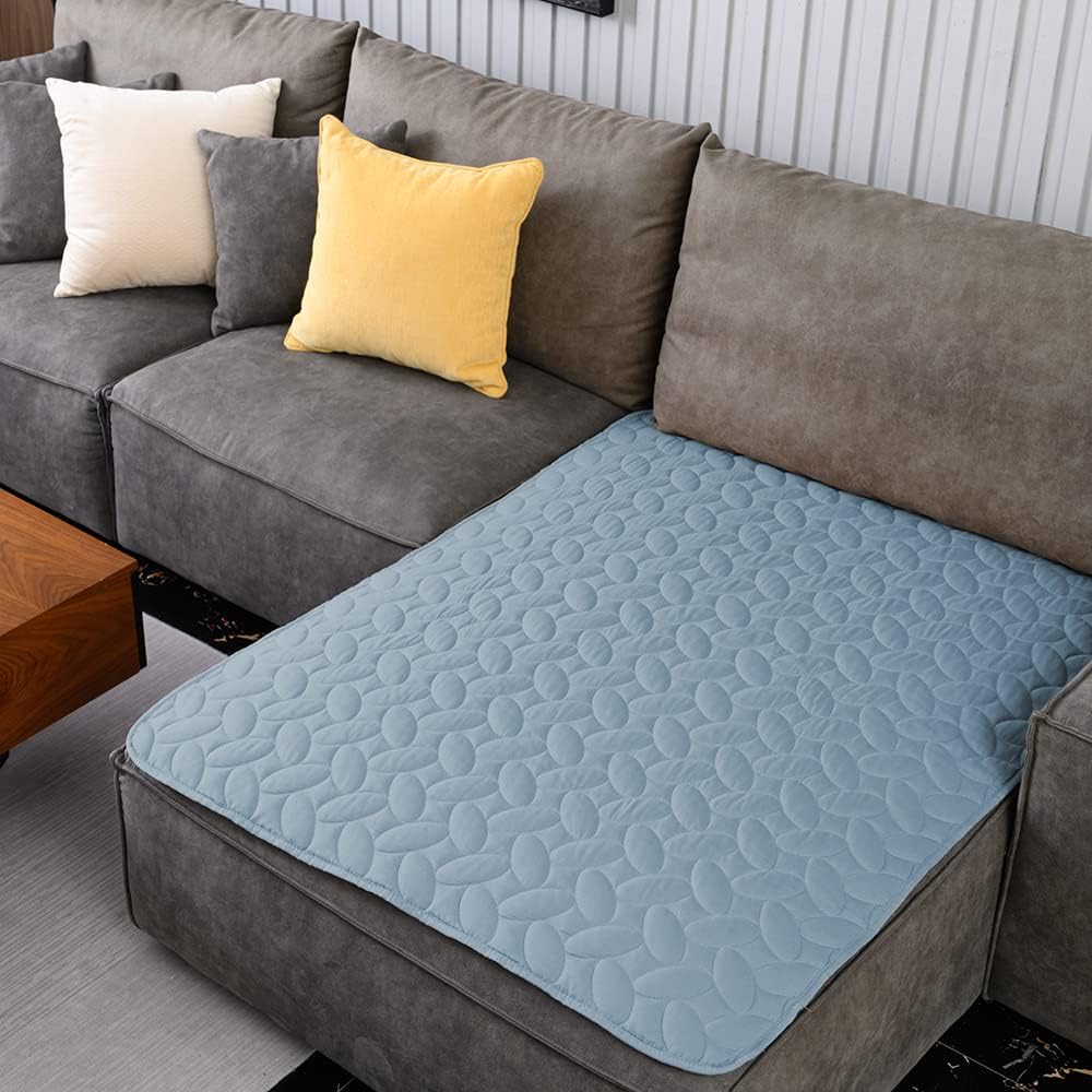Ameritex Pet Bed Cover Dog Bed Blanket for Sofa and Furniture Waterproof New Pattern Design (40x50 Inch, Light Blue)