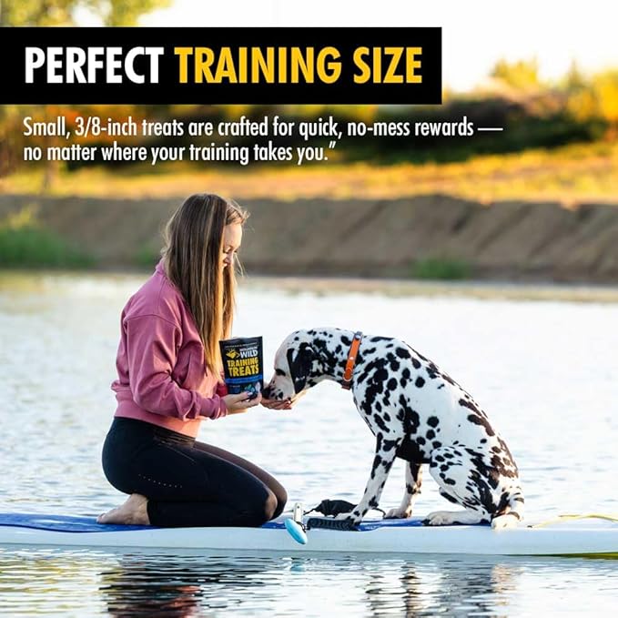High Country Wild Blueberry Elk & Venison Training Dog Treats - Natural Grain-Free Puppy & Dog Snacks - Protein for Training & Reward - No Fillers, No Artificial Preservatives, 4oz 2 Packs