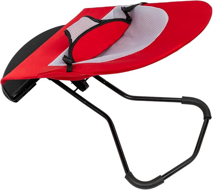 Pet Dog Cat Rocking Chair, Portable Foldable Pet Rocker Bed 3-Level Height Adjustable Small Pet Rocker Summer Breathable Pet Rocker Sofa Bed Dog Cats Rocker Beds for Pets Under 33lbs Red
