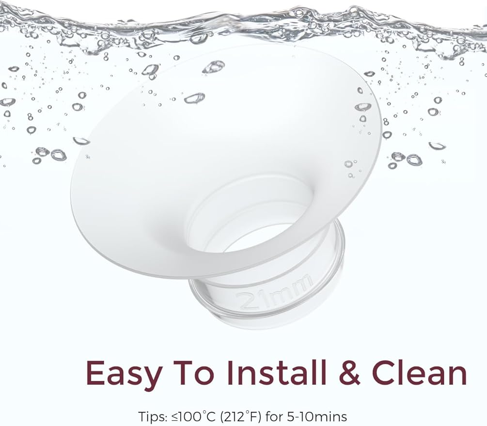Momcozy Mobile Style | M6 21 mm Flange Insert, Original Mobile Style | M6 Breast Pump Replacement Accessories, 1PC (21mm)