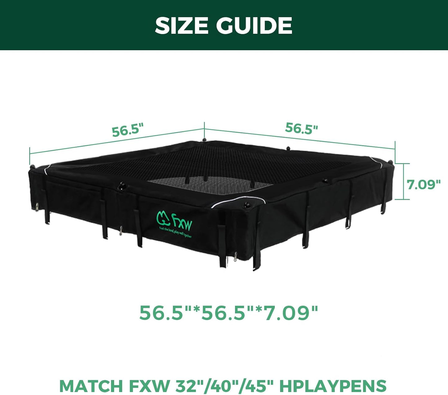 FXW Homeplus Unleashed Indoor Dog Playpen - Stress-Free and Safe Play, Heavy Duty 32 Inch 8 Wire Panels with Playpen Cover for Small and Medium Dogs, White│Patented
