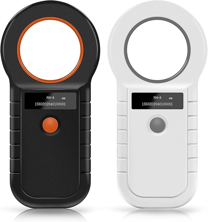 Animal Microchip Reader, Horse Cattle Pets Cat Dog ID Chip Reader Scanner with Display Screen