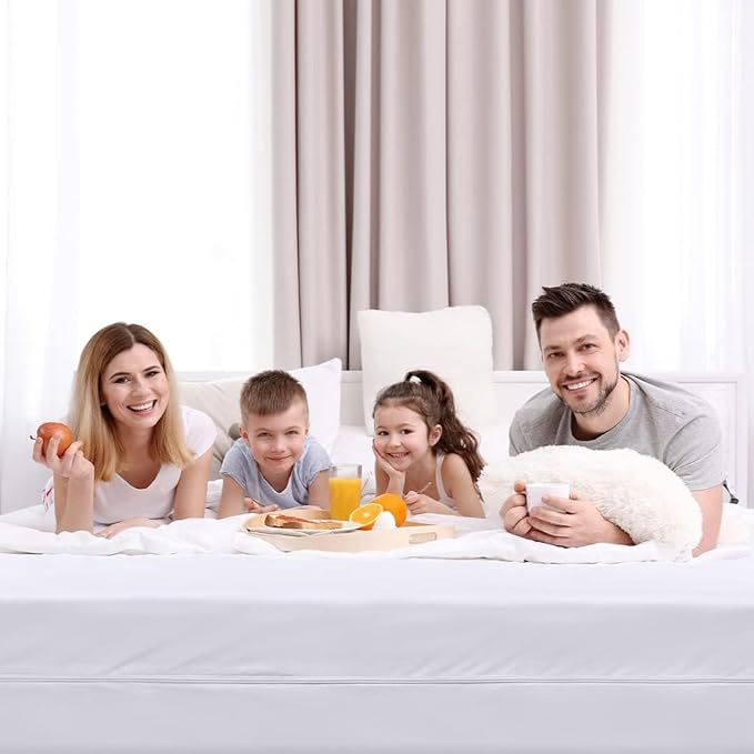 Utopia Bedding Zippered Mattress Encasement Queen Size (Pack of 12) 100% Waterproof, Dust Mite and Bed Bug Proof Mattress Protector, Absorbent 6-Sided Mattress Cover
