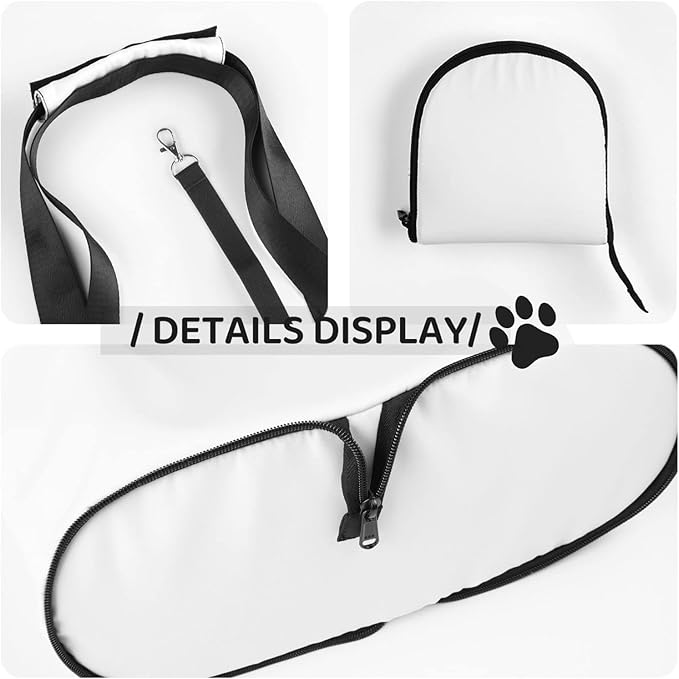 Custom Dog Carrier Purses Personalized Crossbody Puppy Carrying Bag Add Your Pet Photo Name Text Soft-Sided Sling Cat Pouch for Outdoor Hiking Traveling Subway Shopping (Style1)