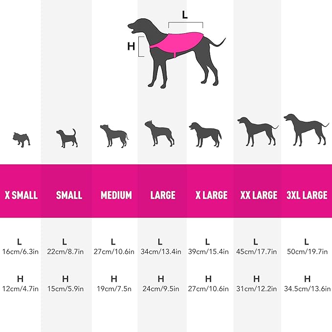 Pink Reflective Dog Vest for XXLarge Breeds,High Visibility Dog Safety Vest Harness with Removable Bell Keep Safe from Hunting, Training & Cars Accidents