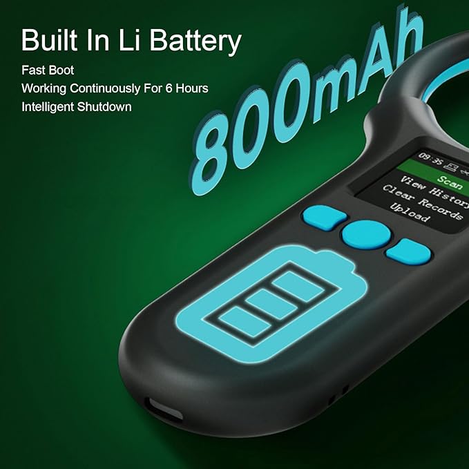 Pet Microchip Scanner, ISO11784 85 FDX B EMID Rechargeable Portable Pet Micro Chip Reader Scanner 134.2Khz 125Khz, for Animal Dogs Cats