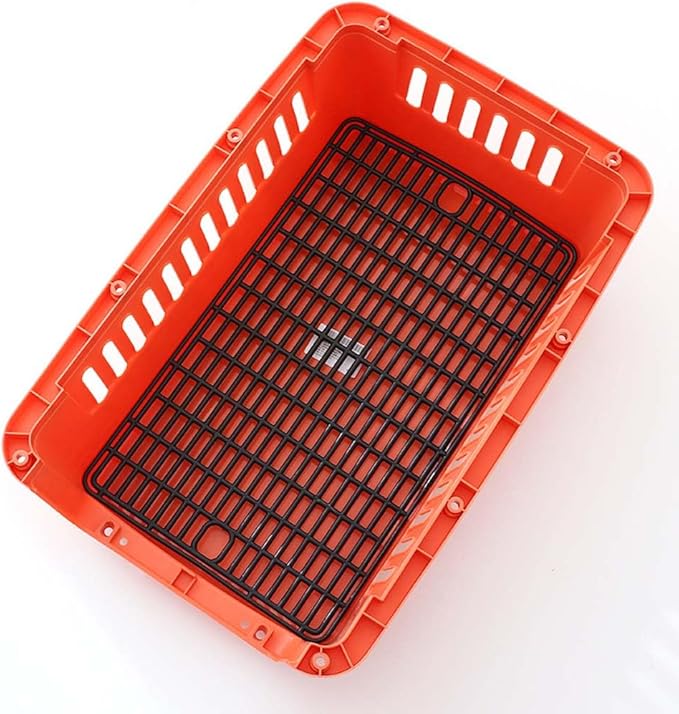Plastic Mesh Tray for Dogs, Cats & Small Pets – Anti-Leak Crate Floor Grid, Cage Liner for Travel Carriers, Breathable Hygienic Base, Cut-to-Size PP Plastic (Small size15.7x9.4 in)