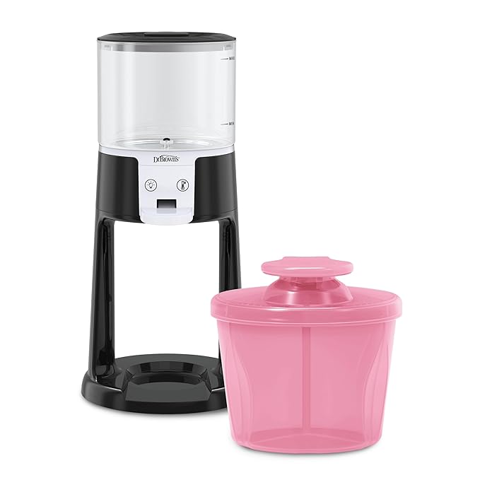Dr. Brown's Insta-Prep Warm Water Dispenser with Baby Formula Dispenser, Pink