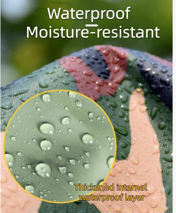 MANON ROSA Bird Cage Cover - Lightproof Birdcage Covers Nighttime- Ideal for Parrots Cockatiels Parakeets Cockatoos Lovebirds Finches Budgerigars Conure (L(19.7" Lx13.8 Wx13 H),Camouflage)