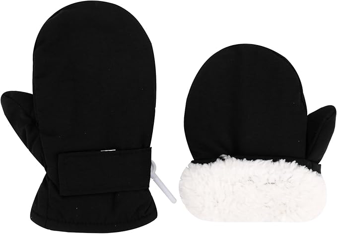 Toddler Gloves Kids Mittens Winter Warm Lined Fleece Gloves Waterproof Snow Baby Mitten for Boys Girls