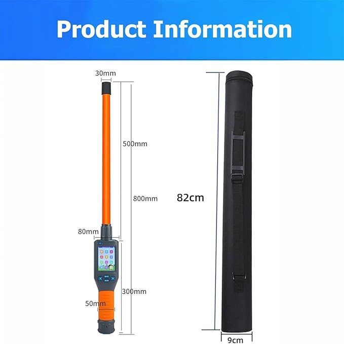 Iso11784/85/Fdx-B/Emid Animal Handheld Reader, Pet Microchip Scanner with OLED Display,134.2khz Pet Id Scanner Low Battery Alarmfor Dog/Cat/Pig/Animal