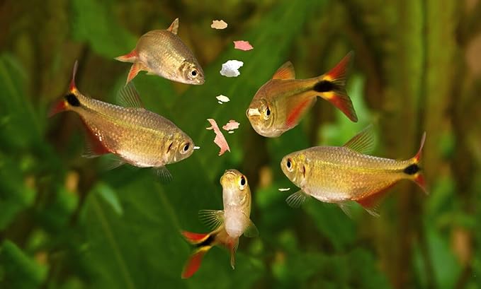 Aquatic Foods Inc. 30% Spirulina Premium Flakes for African Cichlids, All Central and South American Cichlids, Koi, Pond Fish, All Community Tropical Fish...WL…5-lbs Poly Bag