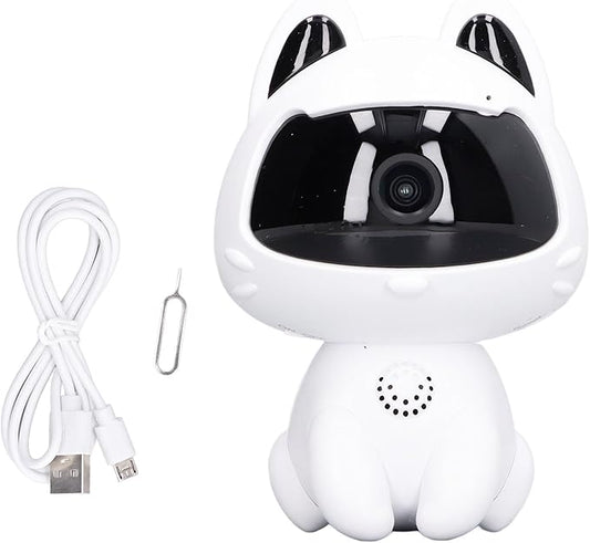 Wireless Security Camera,Robot Shape WiFi Camera 1080P HD, WiFi Home Indoor Camera for Pet/Nanny, Motion Detection, 2 Way Audio Night Vision