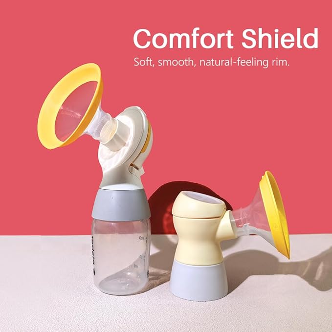 PumpMom-us 21mm Breast Shields Compatible with Medela Breast Pump Parts, Replace Flange Accessories for PersonalFit, Freestyle, Harmony, PersonalFit Flex Breast Shield