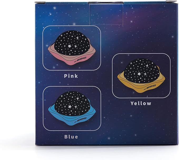 One Fire Night Light for Kids Gifts, 6 Films+78 Lighting Modes Ceiling Star Projector, Rechargeable Night Light Projector, 360°Rotating Star Lights for Bedroom Decor, Sensory Toys for Baby Boy Gifts