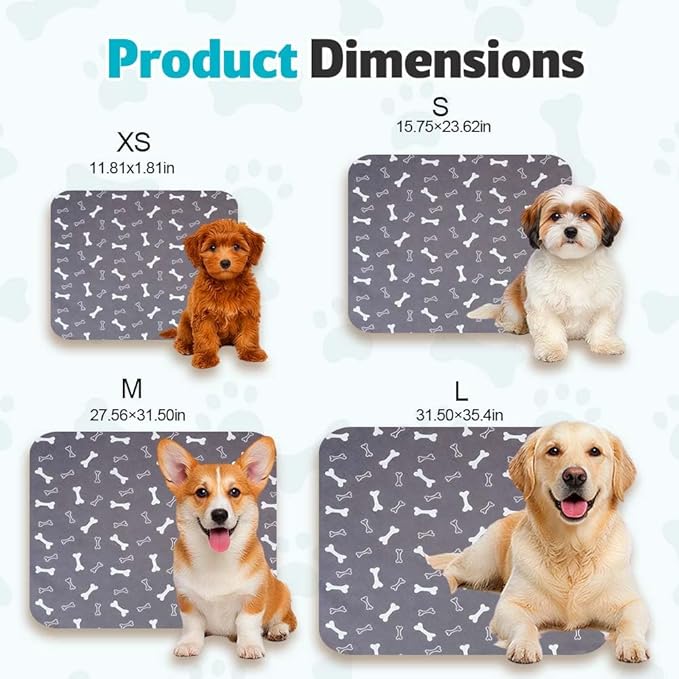 Puppy Pads for Dogs, 2026 New Washable Puppy Pads with Pheromones, Pee Pads for Dogs & Cats, Durable Leak-Proof & Anti-Slip Pet Training Pads for Home & Travel, Reusable (Red, 15.7" x 23.6")