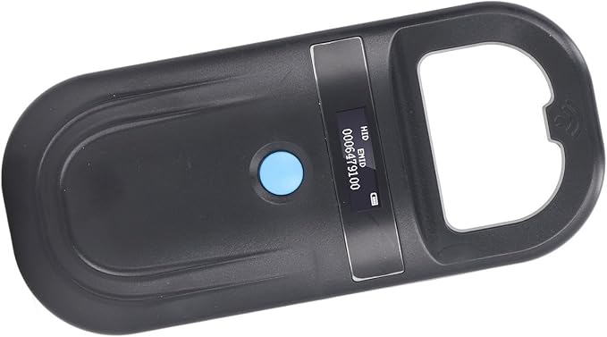 Animal Chip Scanner Handheld Pet Chip Reader for Railway Inspection, 90 Minutes Fully Charged, Sensitive Response, Non Slip Function