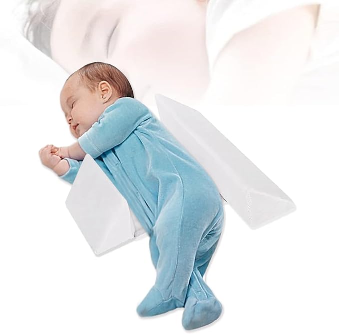 Baby Side Sleeper Weddge Adjustable Soft and Breathable Pillow,1pc-White